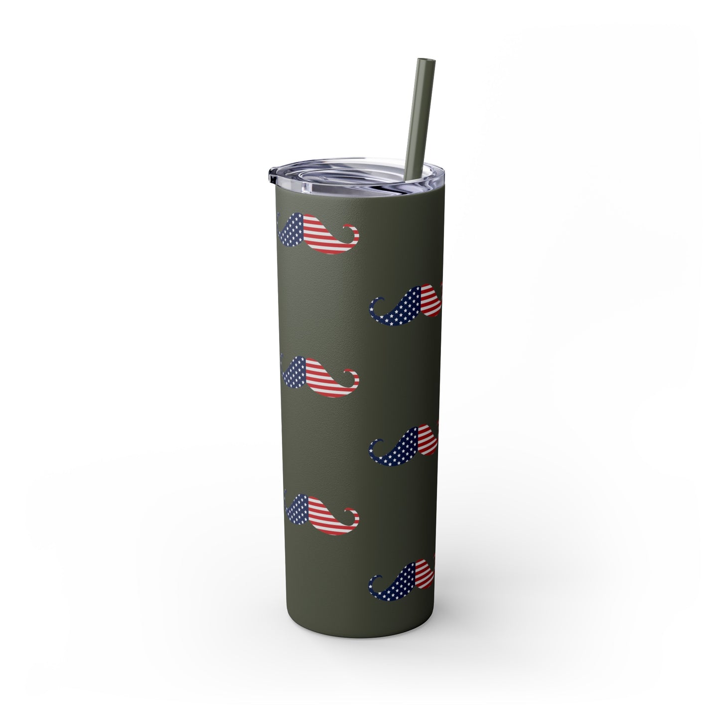 Patriot Skinny Tumbler with Straw, 20oz