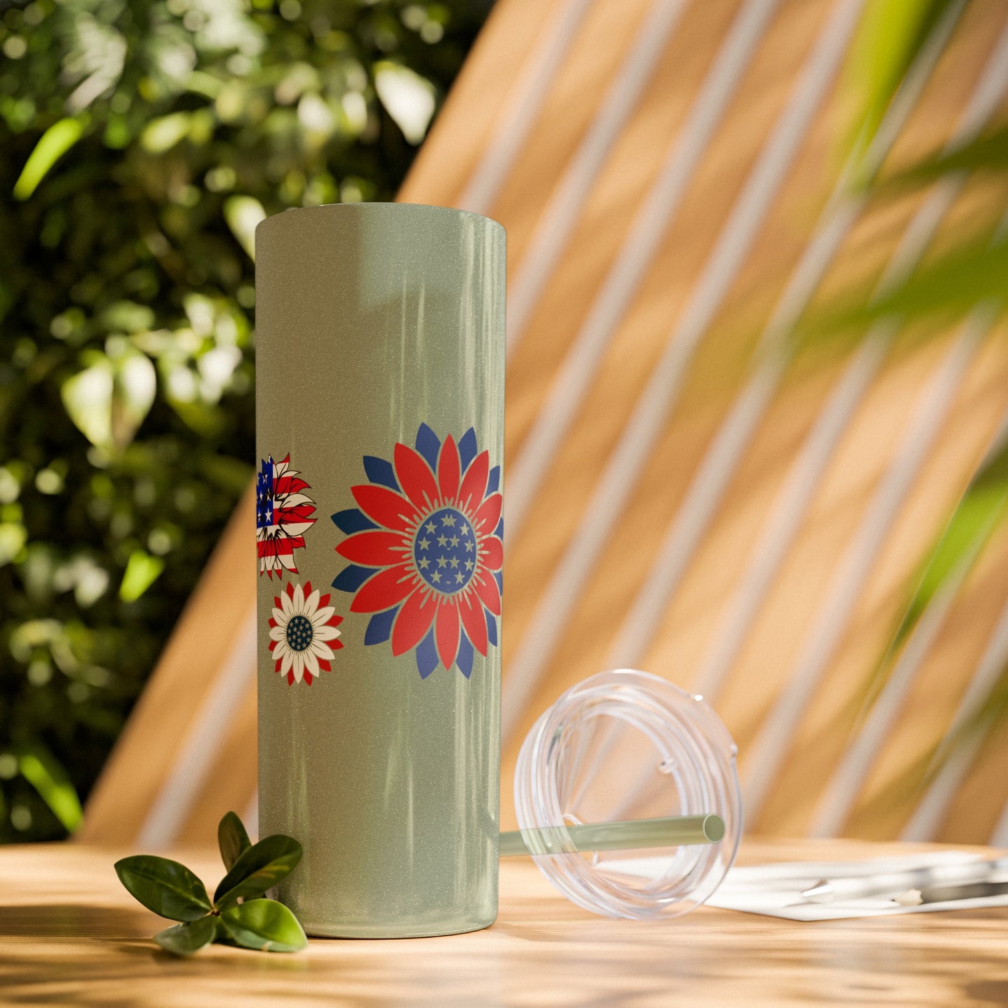 Patriot Skinny Tumbler with Straw, 20oz