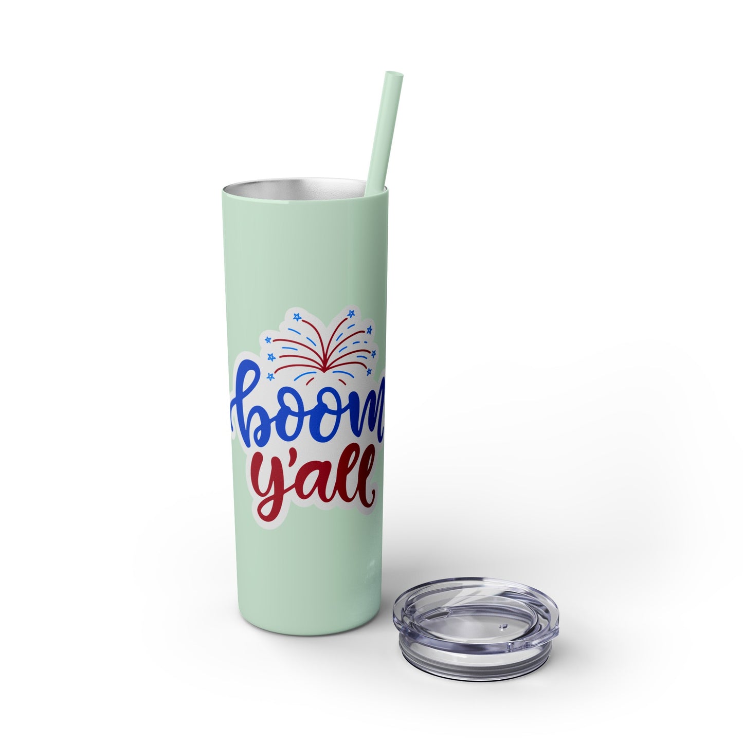 Patriot Skinny Tumbler with Straw, 20oz