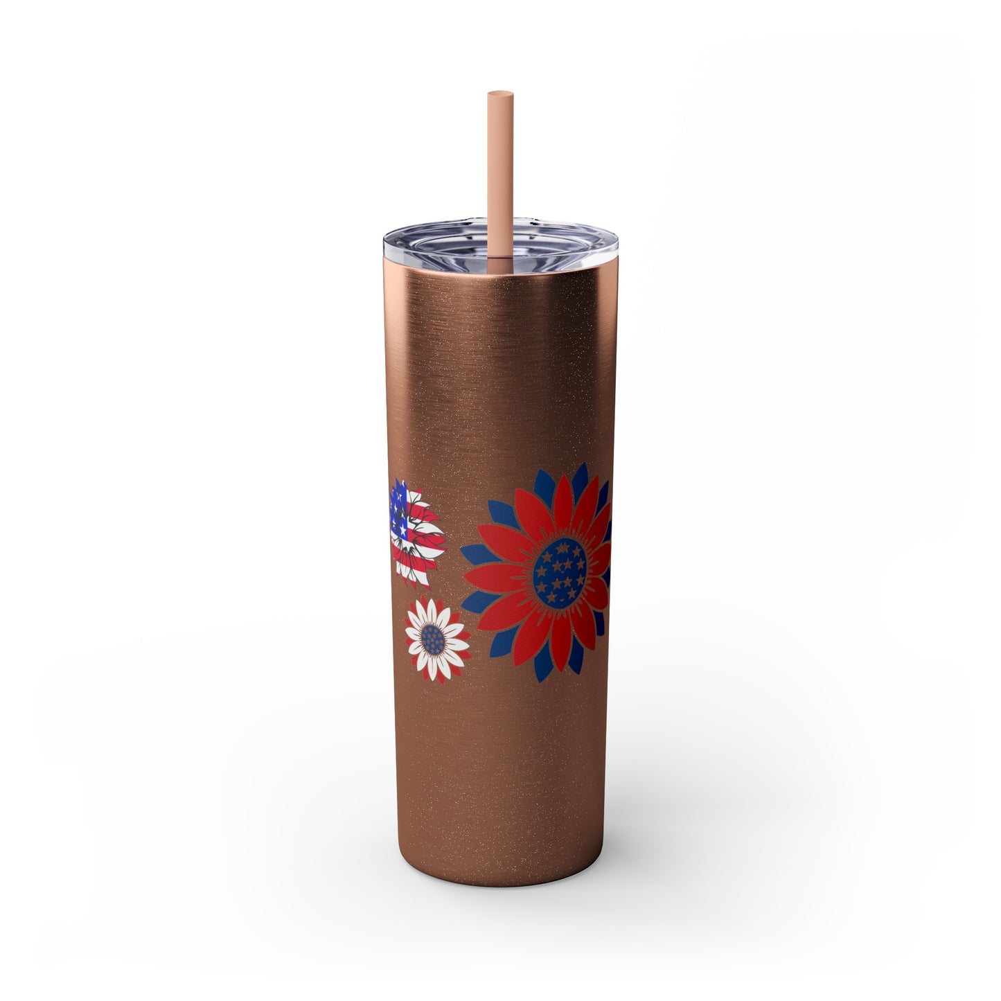 Patriot Skinny Tumbler with Straw, 20oz