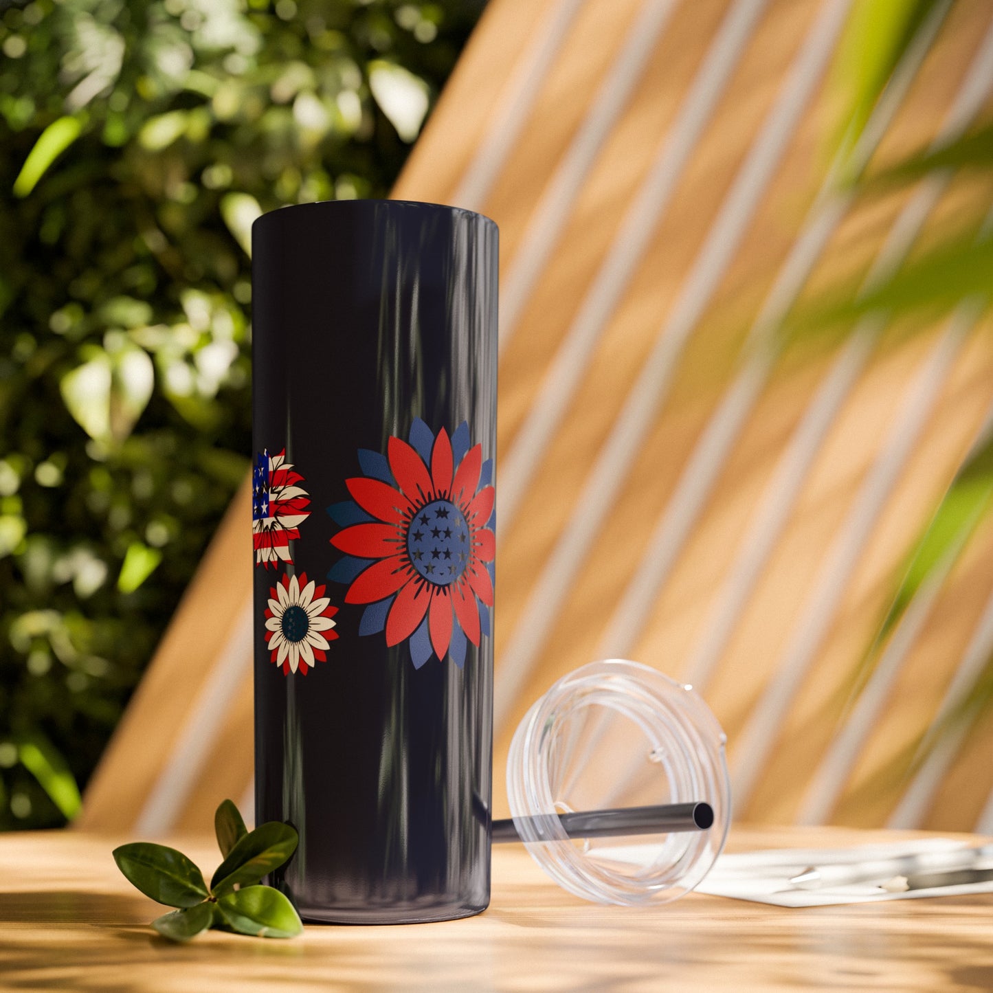 Patriot Skinny Tumbler with Straw, 20oz