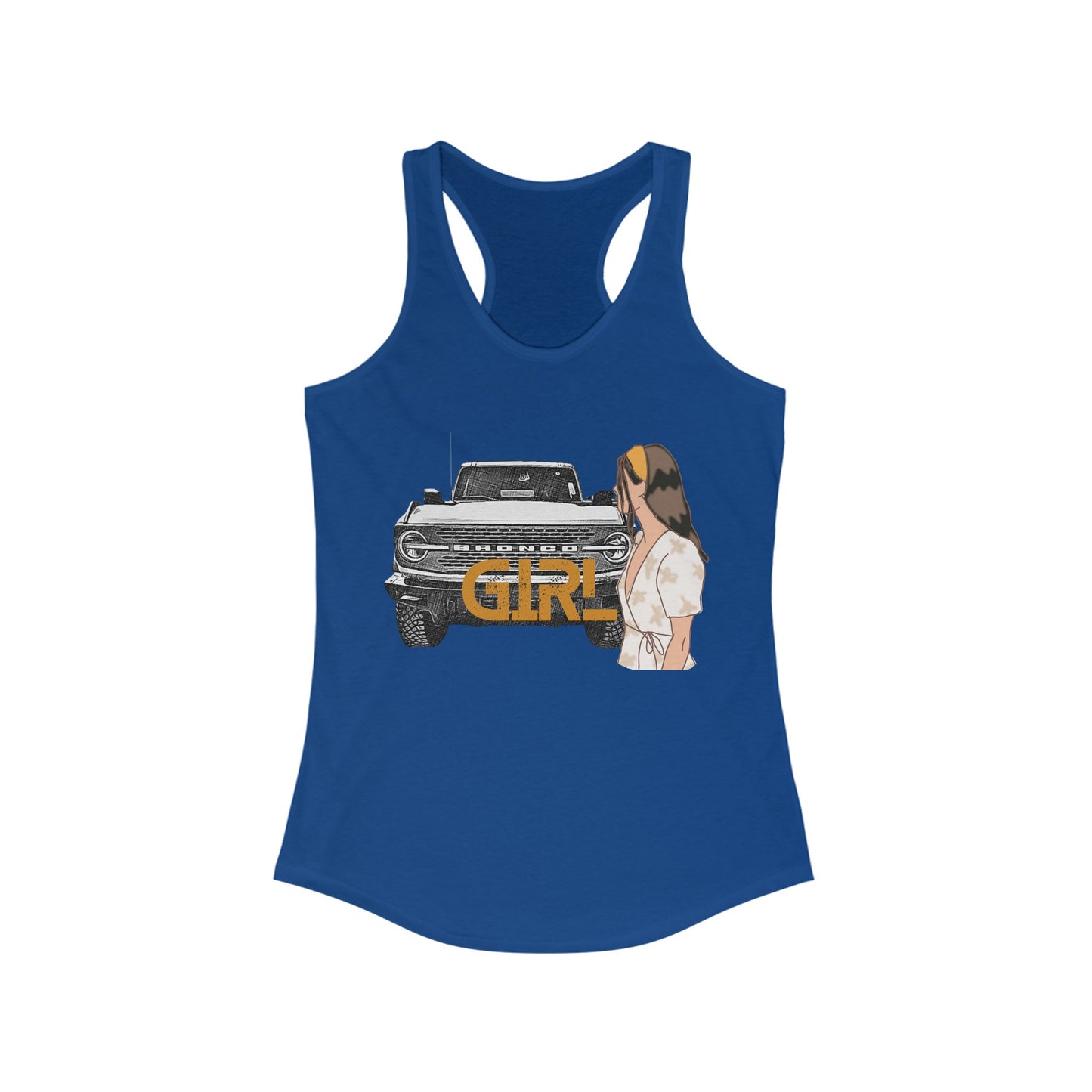 Bronco Girl - Women's Ideal Racerback Tank