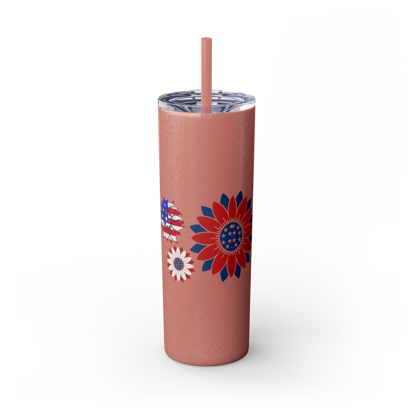 Patriot Skinny Tumbler with Straw, 20oz