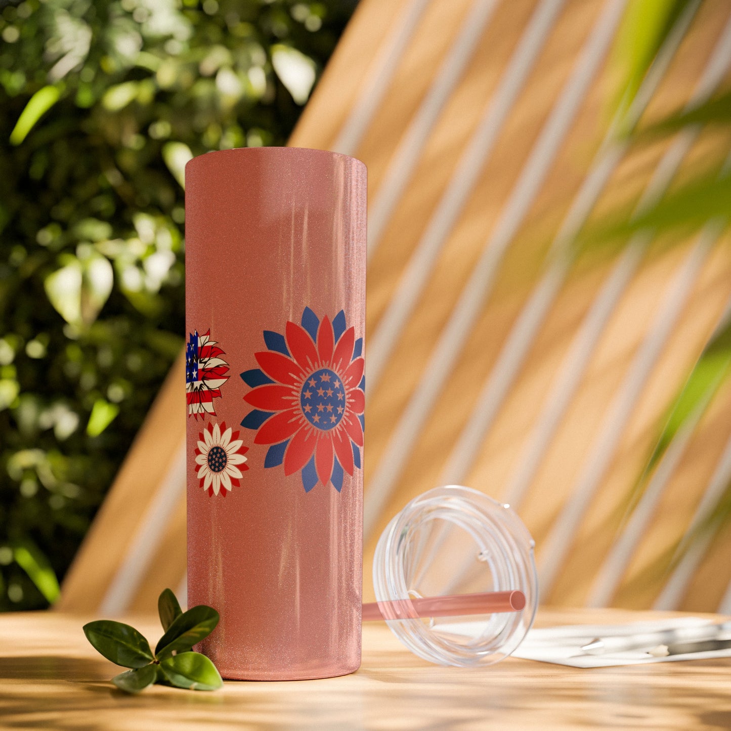 Patriot Skinny Tumbler with Straw, 20oz