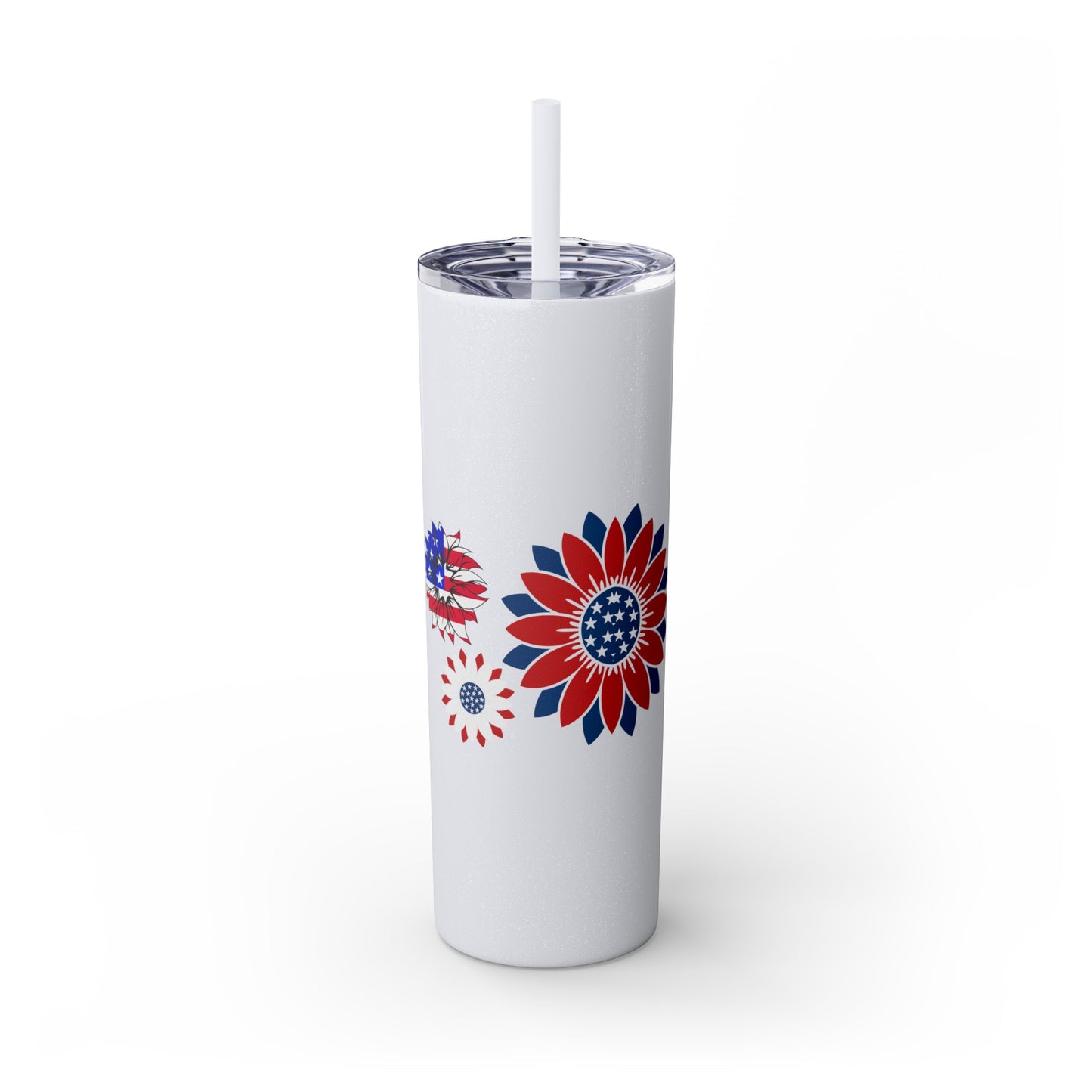 Patriot Skinny Tumbler with Straw, 20oz