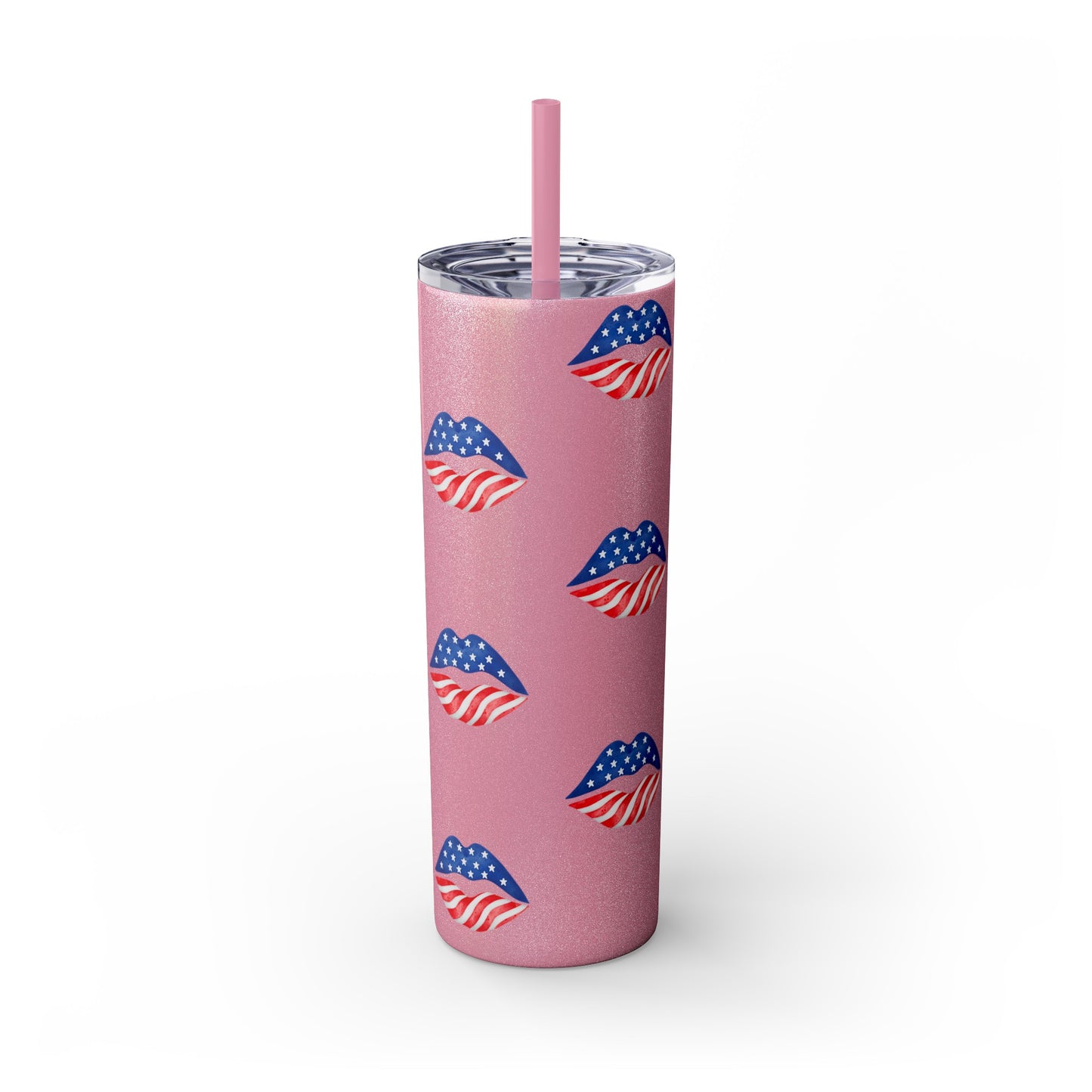 Patriot Skinny Tumbler with Straw, 20oz