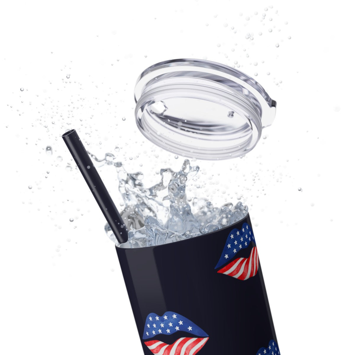 Patriot Skinny Tumbler with Straw, 20oz