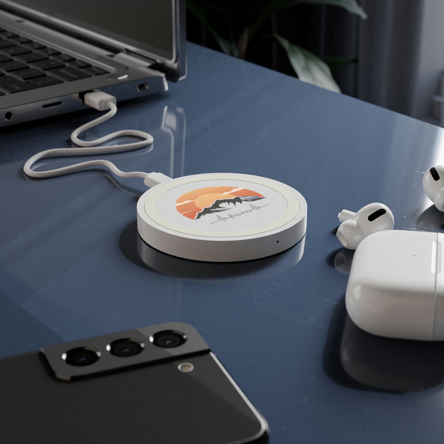 Bronco Charge - Moutainscape - Quake Wireless Charging Pad